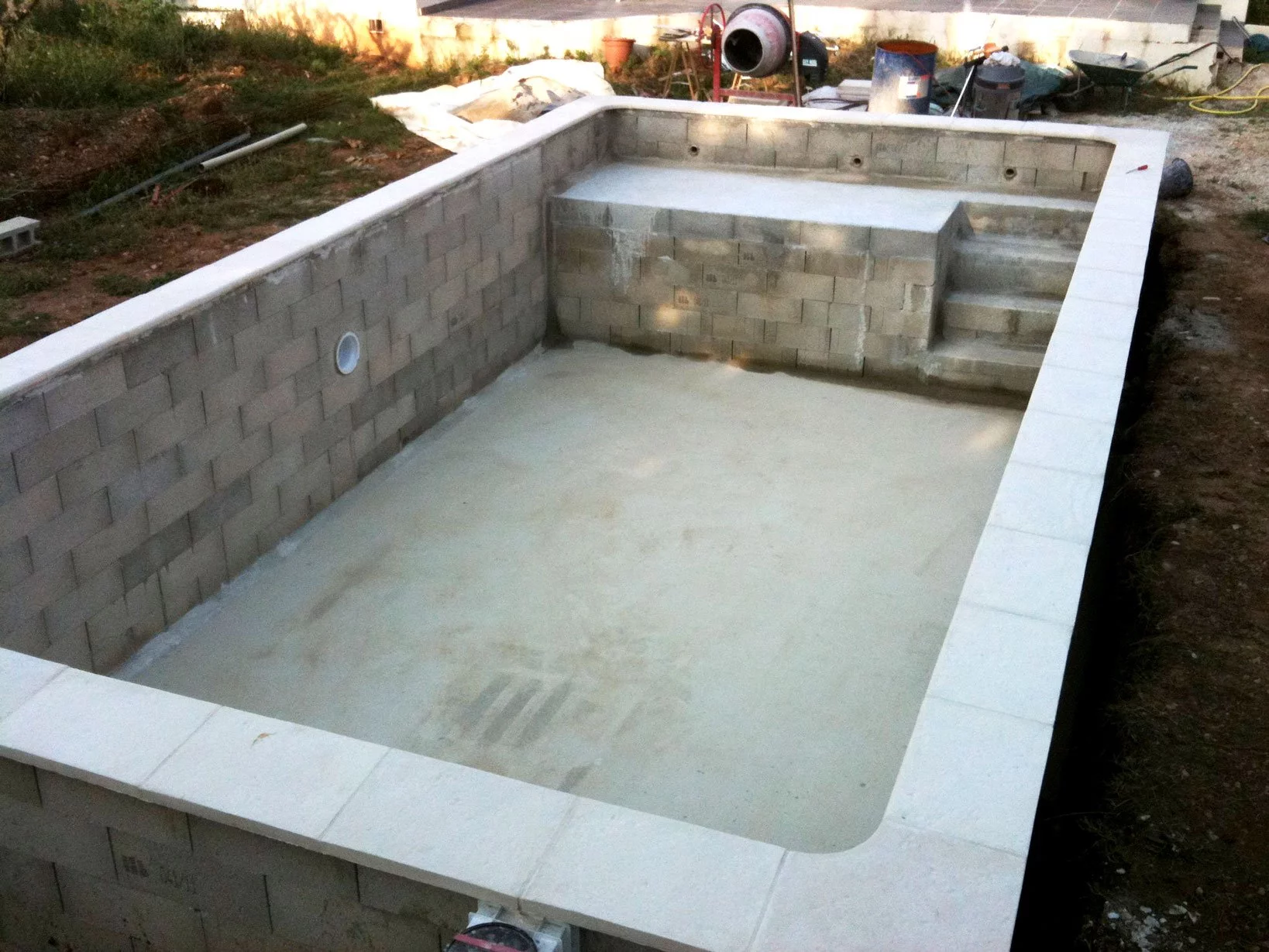 construction piscine